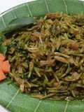 Tumis Bunga Pepaya Ikan Roa