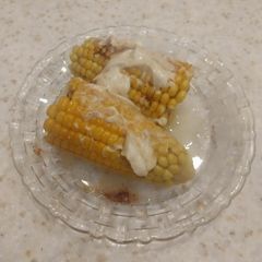A picture of Mexican Corn on the Cob.