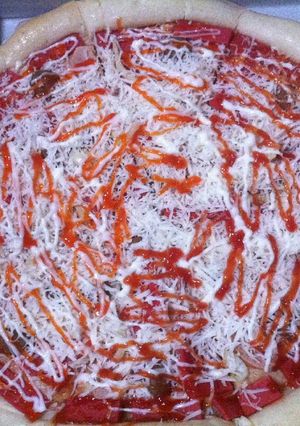 Foto resep Pizza Ekonomis Full Topping