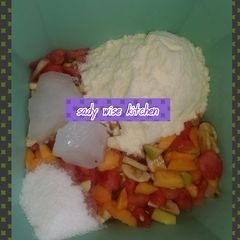A picture of Milk fruit salad.
