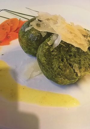 Spenótgombóc recept fotója