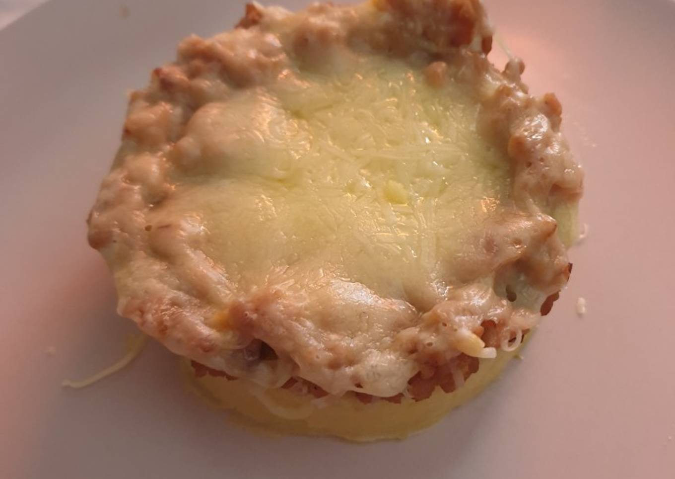 Pastel de patata y carne picada