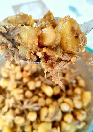 Una foto de Ropa vieja de puchero valenciano