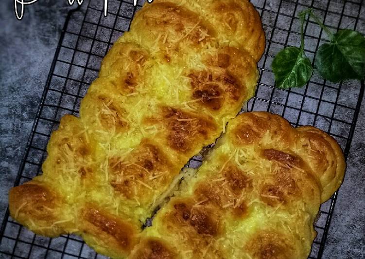 Langkah meracik Garlic Pullapart, Bisa Manjain Lidah