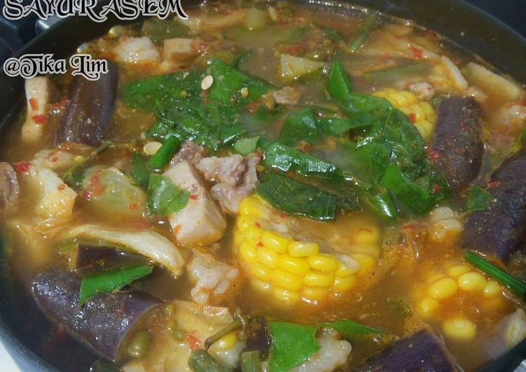 Langkah Mudah untuk Menyiapkan Sayur asam tetelan, Lezat