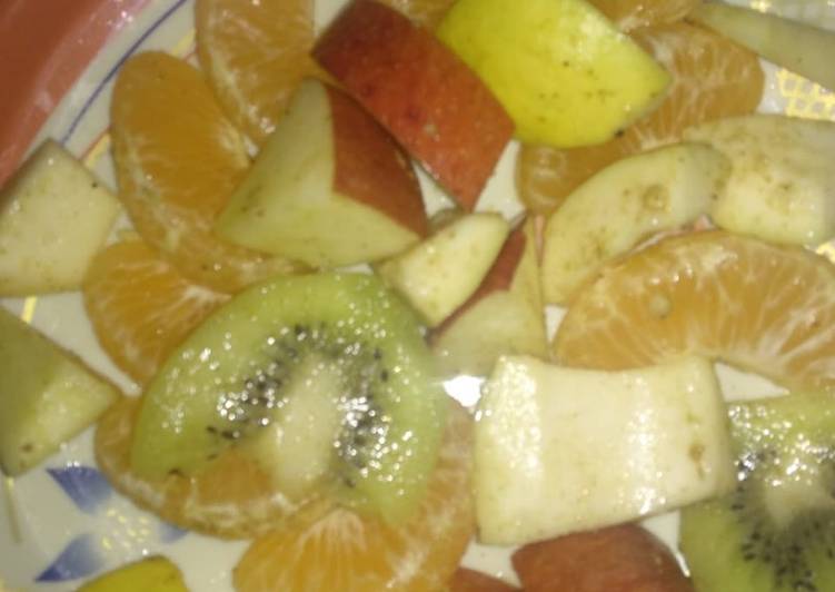 Recipe of Super Quick Homemade Fruit chaat