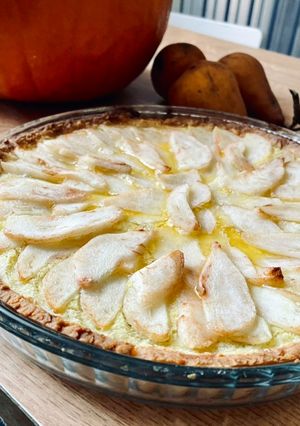 Körtés-mandulás pite recept fotója