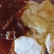Salsa de carne vacuna con papas a la crema para celíacos!