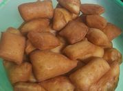 A picture of lemon cinnamon mandazi