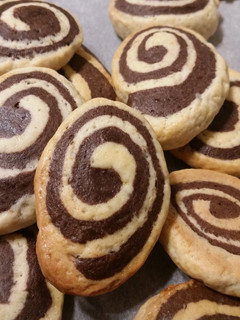 Schoko-Espresso-Schnecken Kekse Rezepthauptbild