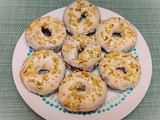 Donuts veganos de chocolate y pistacho
