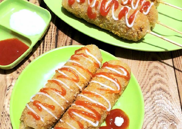 Step-by-Step Guide to Prepare Quick Sate Sosis Nasi Merah
