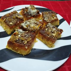 A picture of Raisin and Caramel Bread Pudding.