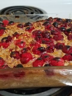 A picture of Cranberry Baked Oatmeal.