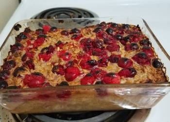 Easiest Way to Prepare Perfect Cranberry Baked Oatmeal