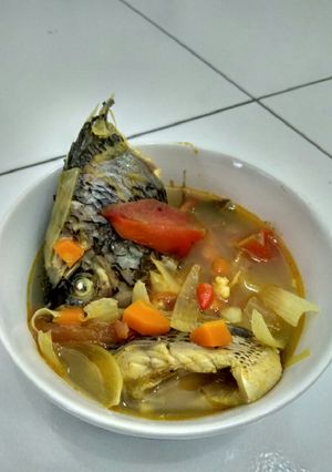 Foto resep Mujair sup asam pedas