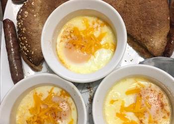 Fresh, Make Recipe Baked eggs in cream Delicious