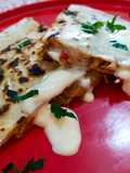Chapati relleno con pollo tandoori