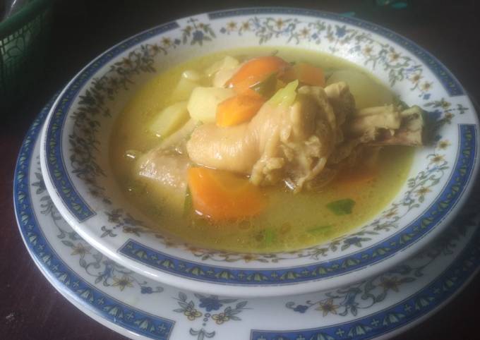 Soup ayam bumbu soto - cookandrecipe.com