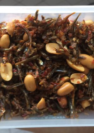 Foto resep Sambel teri kacang enak pol
