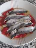 Pimientos piquillo y filetes sardinas