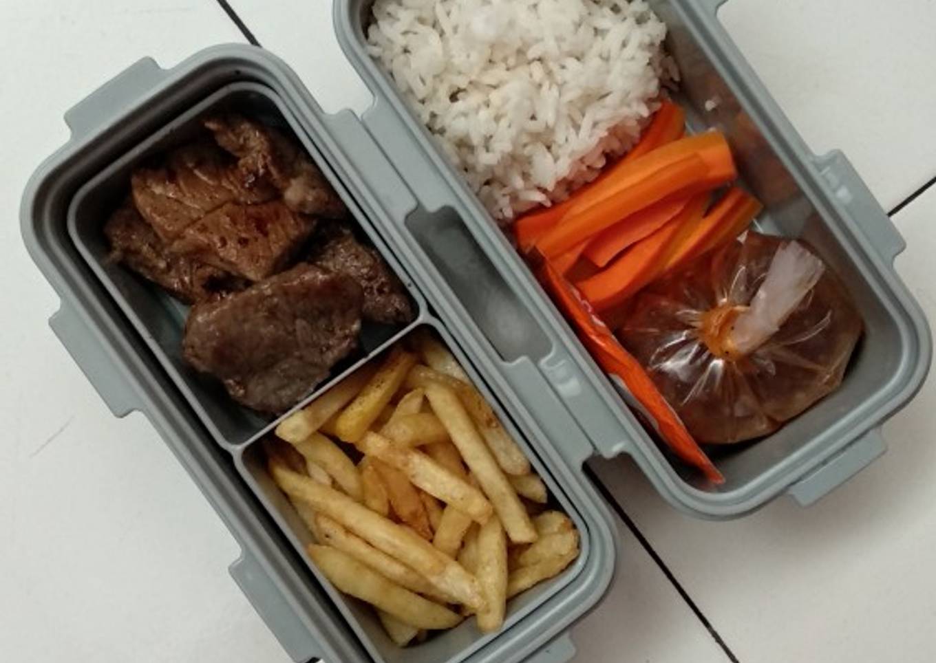 Beef Steak & Saus Baberque