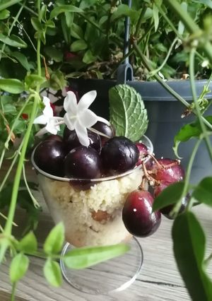 Une photo de Couscous dari sucré aux fruits sec. SEFFA