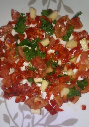 Una foto de Ensalada roja rapidísima (fácil y rica)