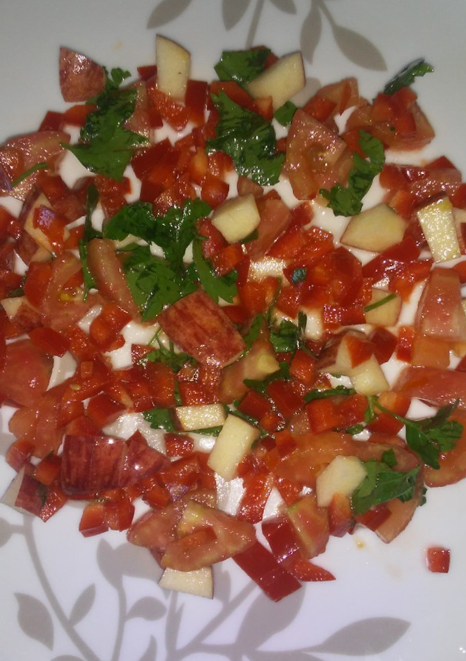 Una foto de Ensalada roja rapidísima (fácil y rica)