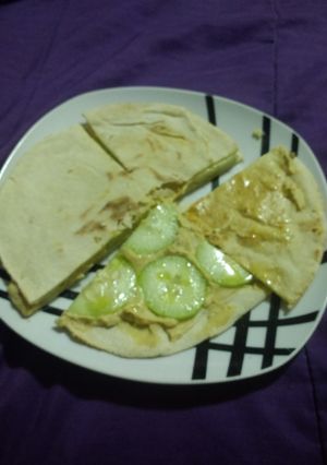Una foto de Pita con hummus