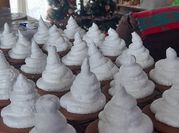 Una foto de merengue italiano de claras