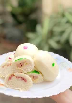 Foto resep Bapao ham keju and sosis keju