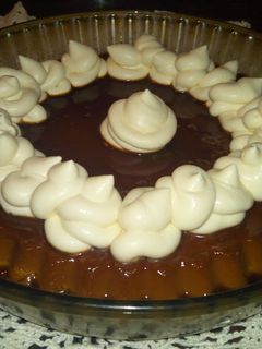 Una foto de Flan de café sin horno
