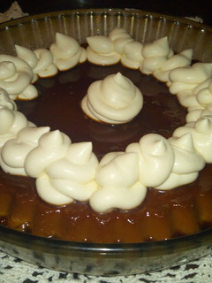 Una foto de Flan de café sin horno