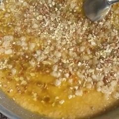 A picture of Aata halwa.