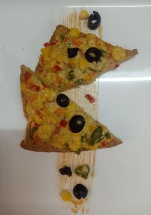 A picture of Baked sandwich.