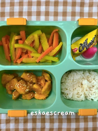 Cara Mudah Membikin Resep Chicken Popcorn No minyak dan Acar Kuning yang Bisa Manjain Lidah Anti Ribet, Uenak Banget