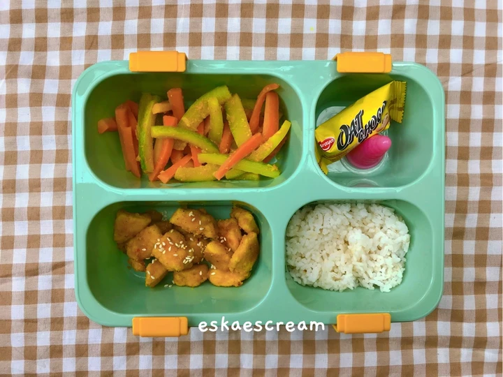 Cara Mudah Membikin Resep Chicken Popcorn No minyak dan Acar Kuning yang Bisa Manjain Lidah Anti Ribet, Uenak Banget