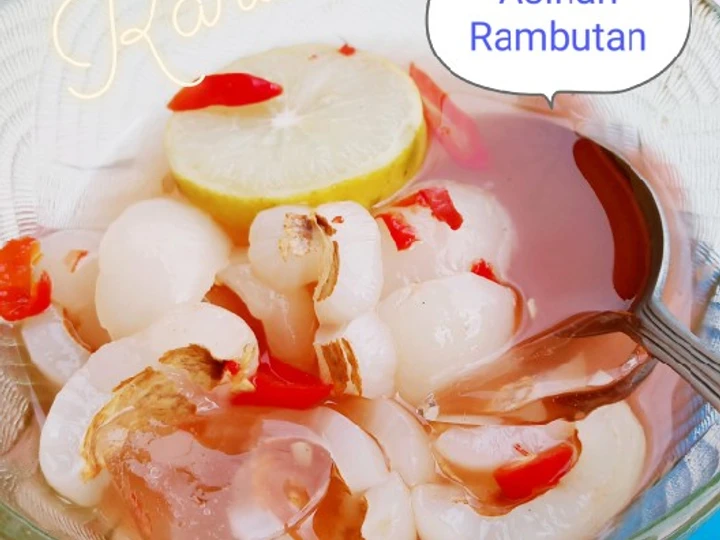 Easy Steps Make Recipes Asinan Rambutan the Delicious Tasty.