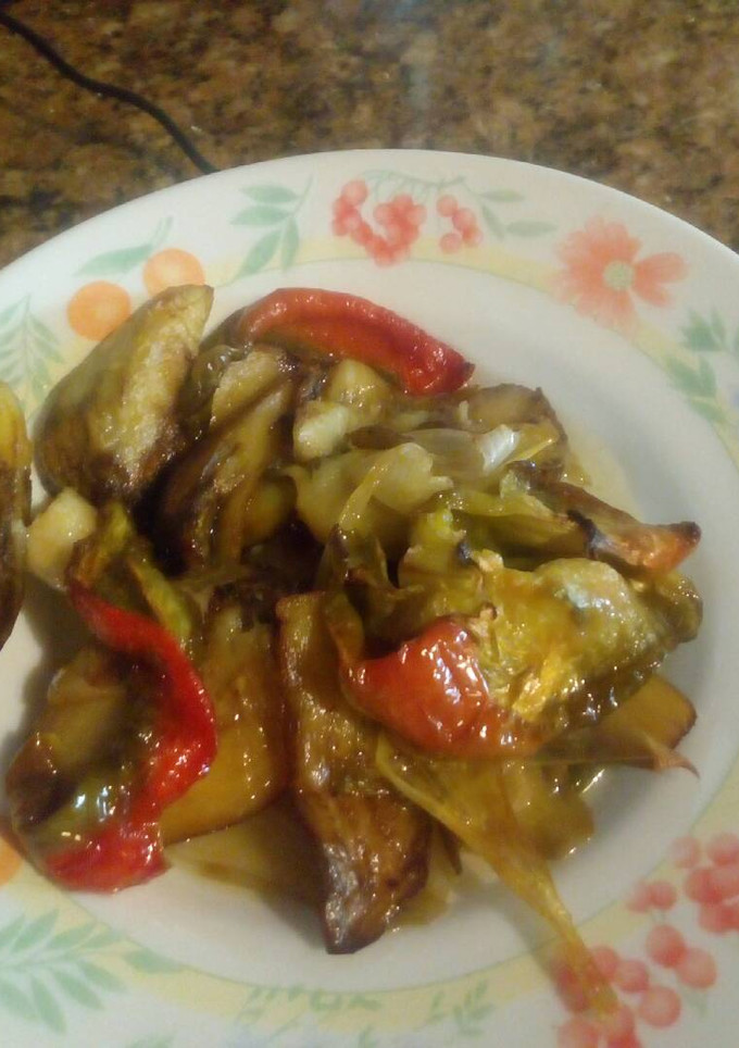 Una foto de Verduras al horno