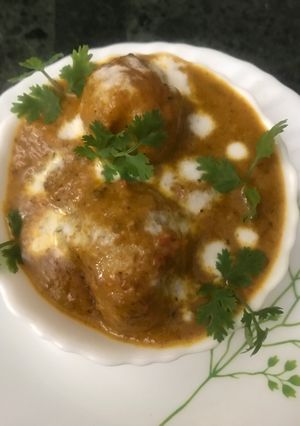 A picture of Creamy dum aloo.