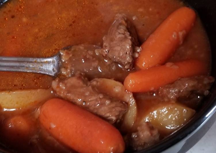 Step-by-Step Guide to Prepare Quick Crockpot Beef Stew