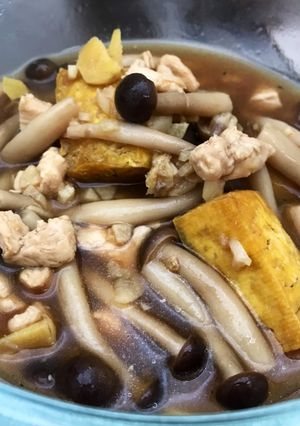 Foto resep Tumis Jamur Shimeji Ayam dan Tahu