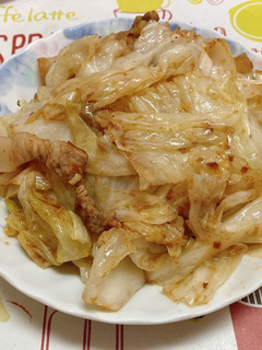 沙茶高麗菜炒肉絲 的食譜成品照片