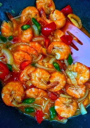 Foto resep Udang Saos Padang Cs Agnes