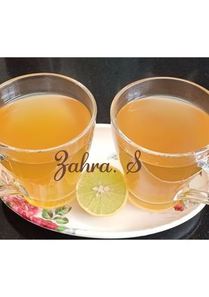 A picture of Ginger Lemon Tea.