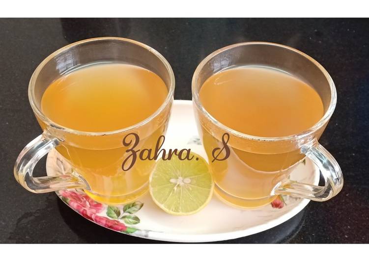 Steps to Prepare Quick Ginger Lemon Tea