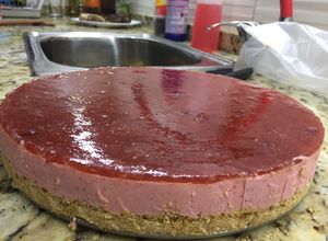 Una foto de 🍓Cheesecake de frutilla 🍓