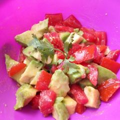 A picture of Avocado Tomato Salad#SaladContest.