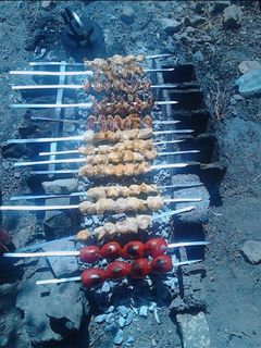 عکسی از دستور جوجه کباب ذغالی🤤